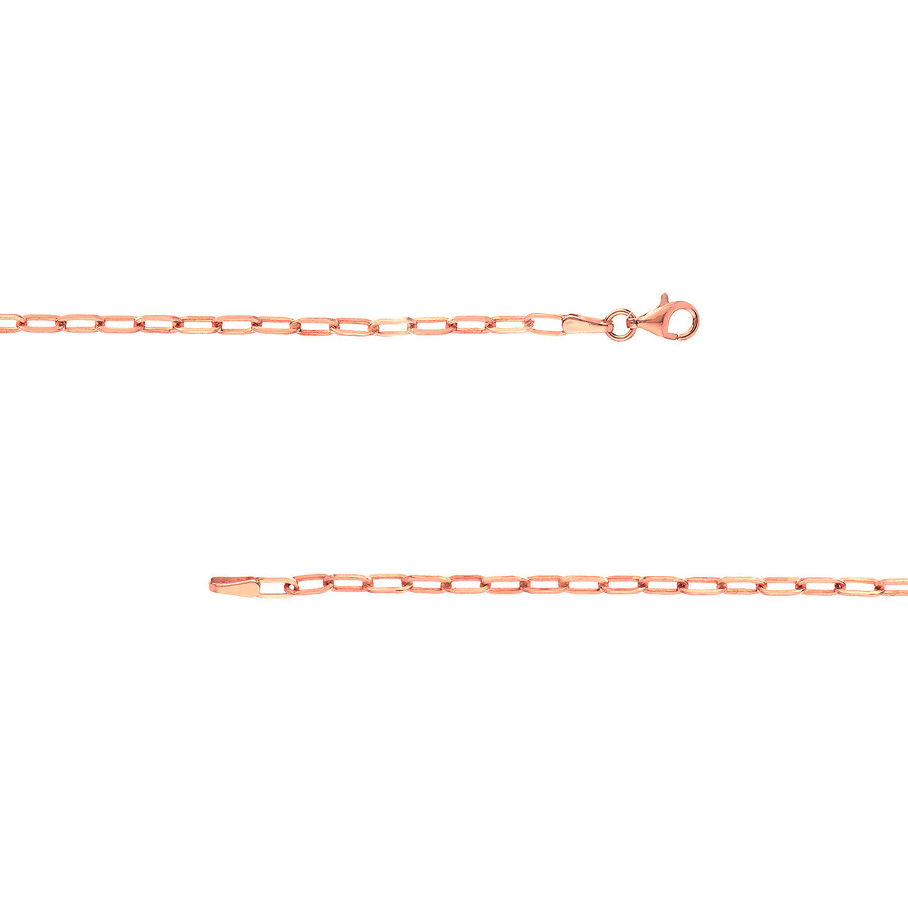 Thin Paper Clip Chain Bracelet