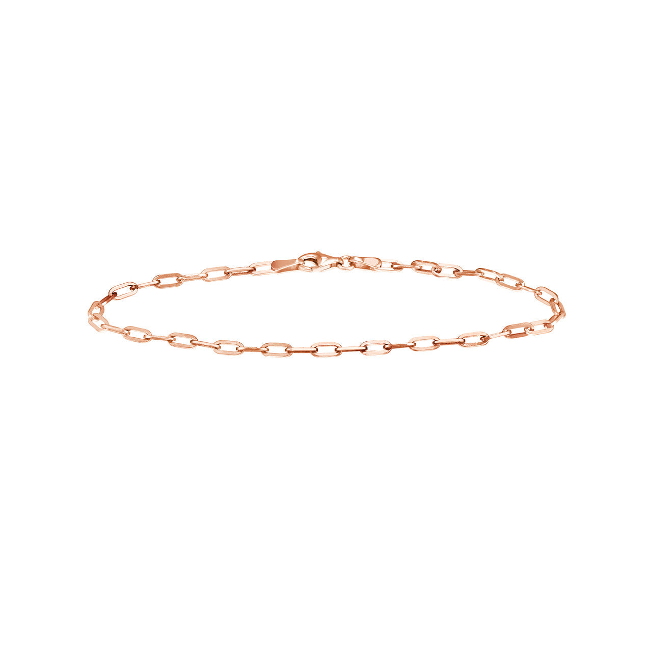 Thin Paper Clip Chain Bracelet