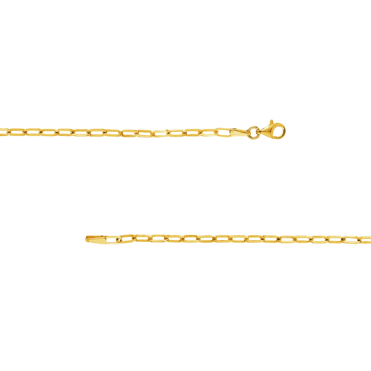 Thin Paper Clip Chain Bracelet