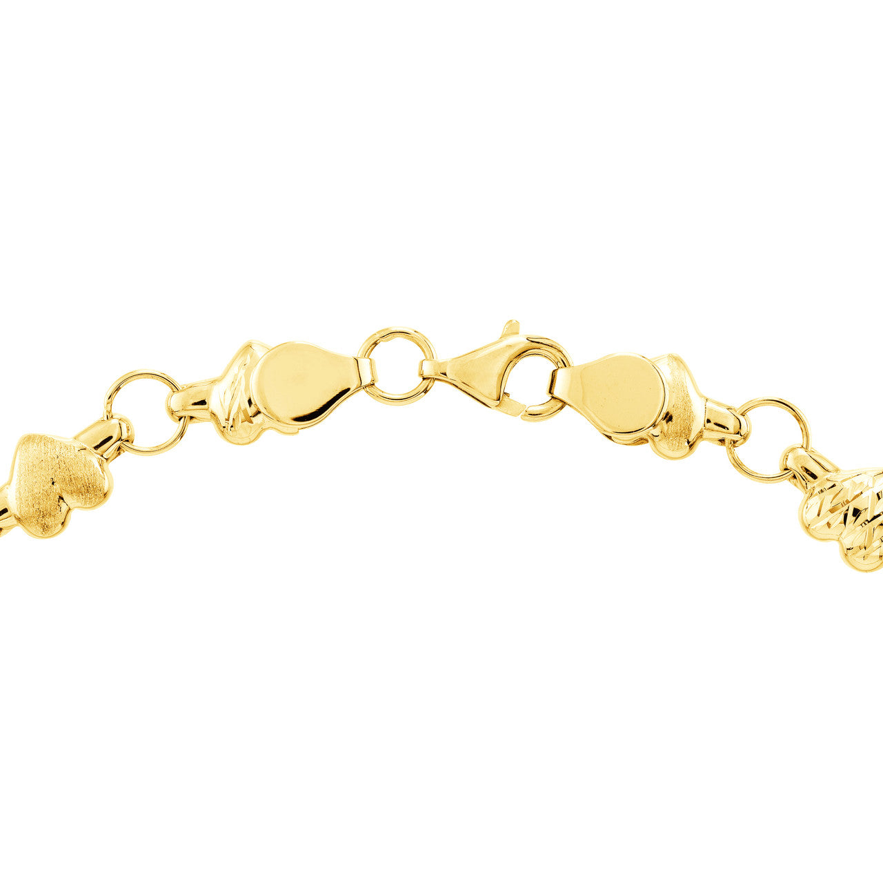 Stampato D/C and Satin Hearts Anklet 2