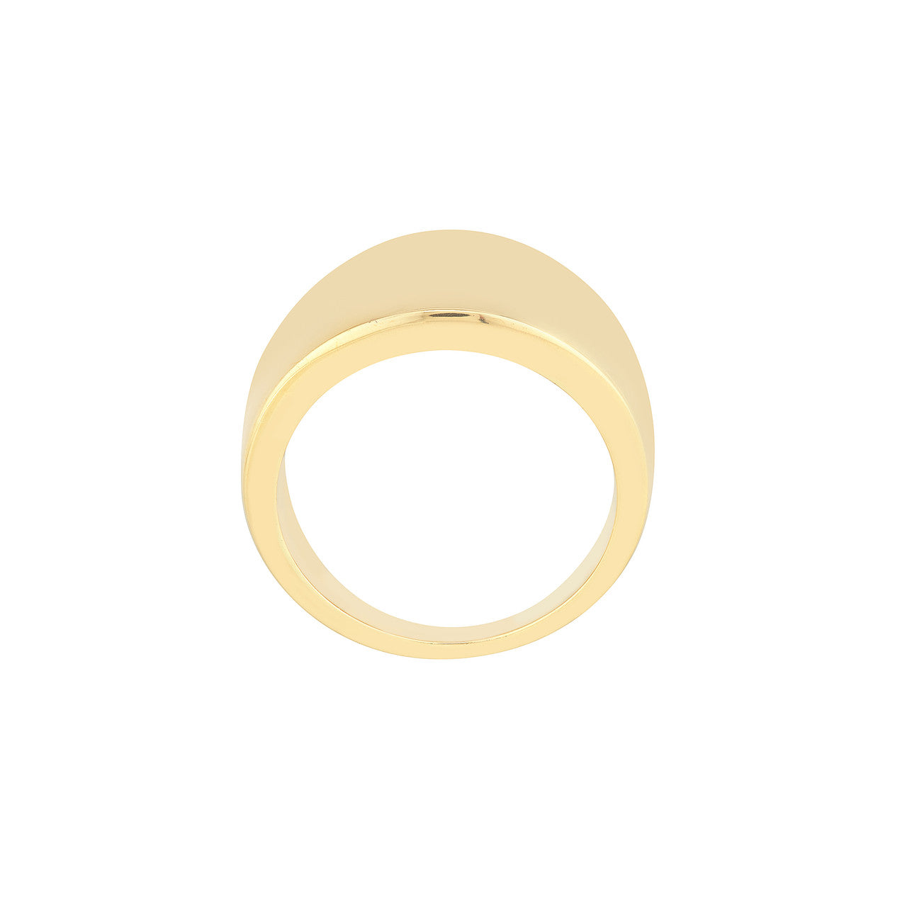 Wide Band Signet Ring