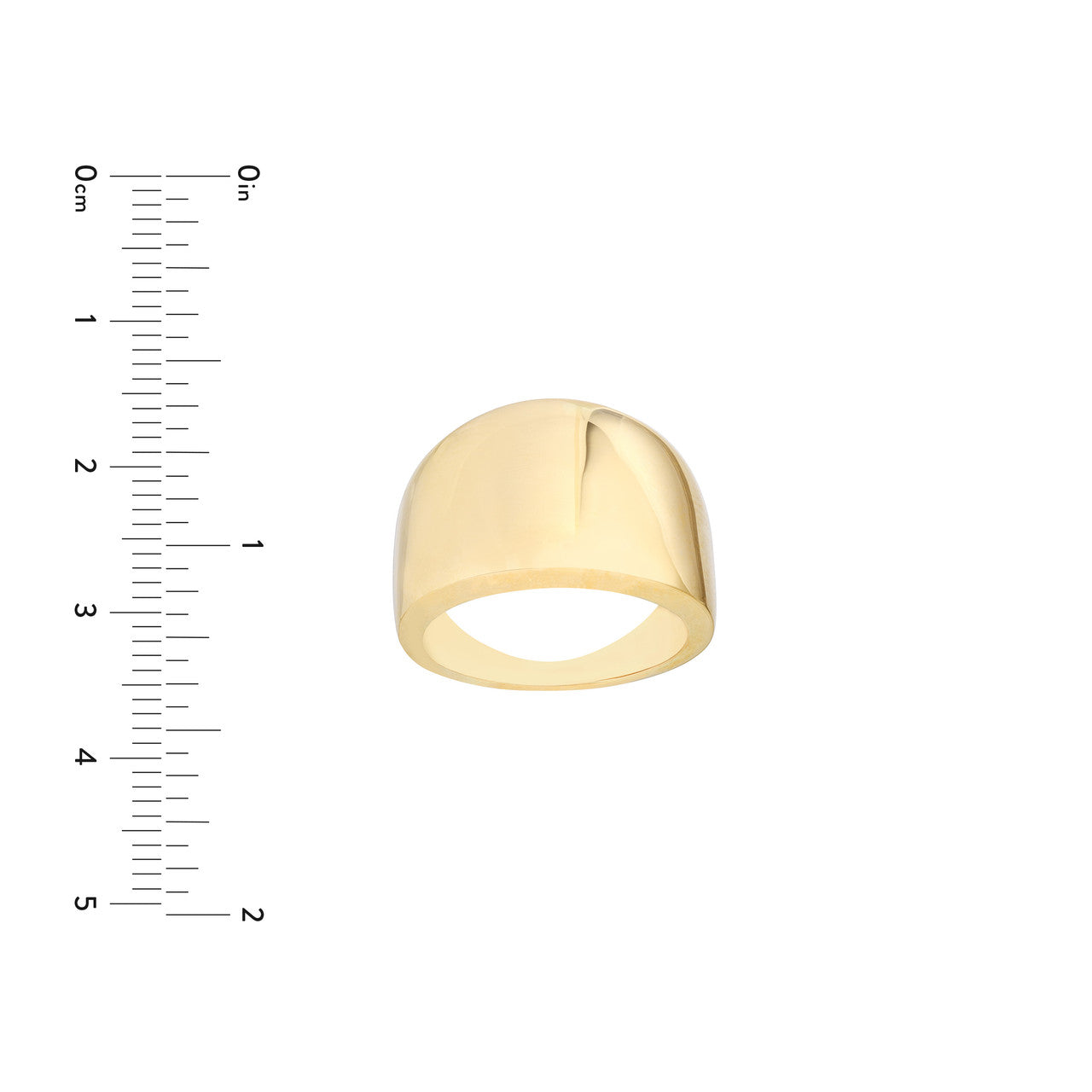 Wide Band Signet Ring