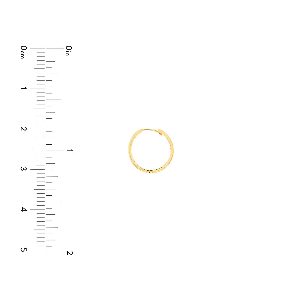 Square Tube Huggie Hoop Earrings