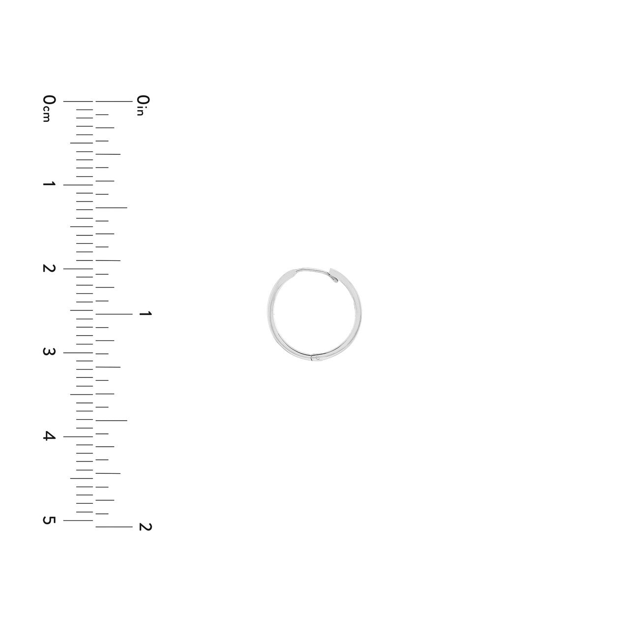 Square Tube Huggie Hoop Earrings