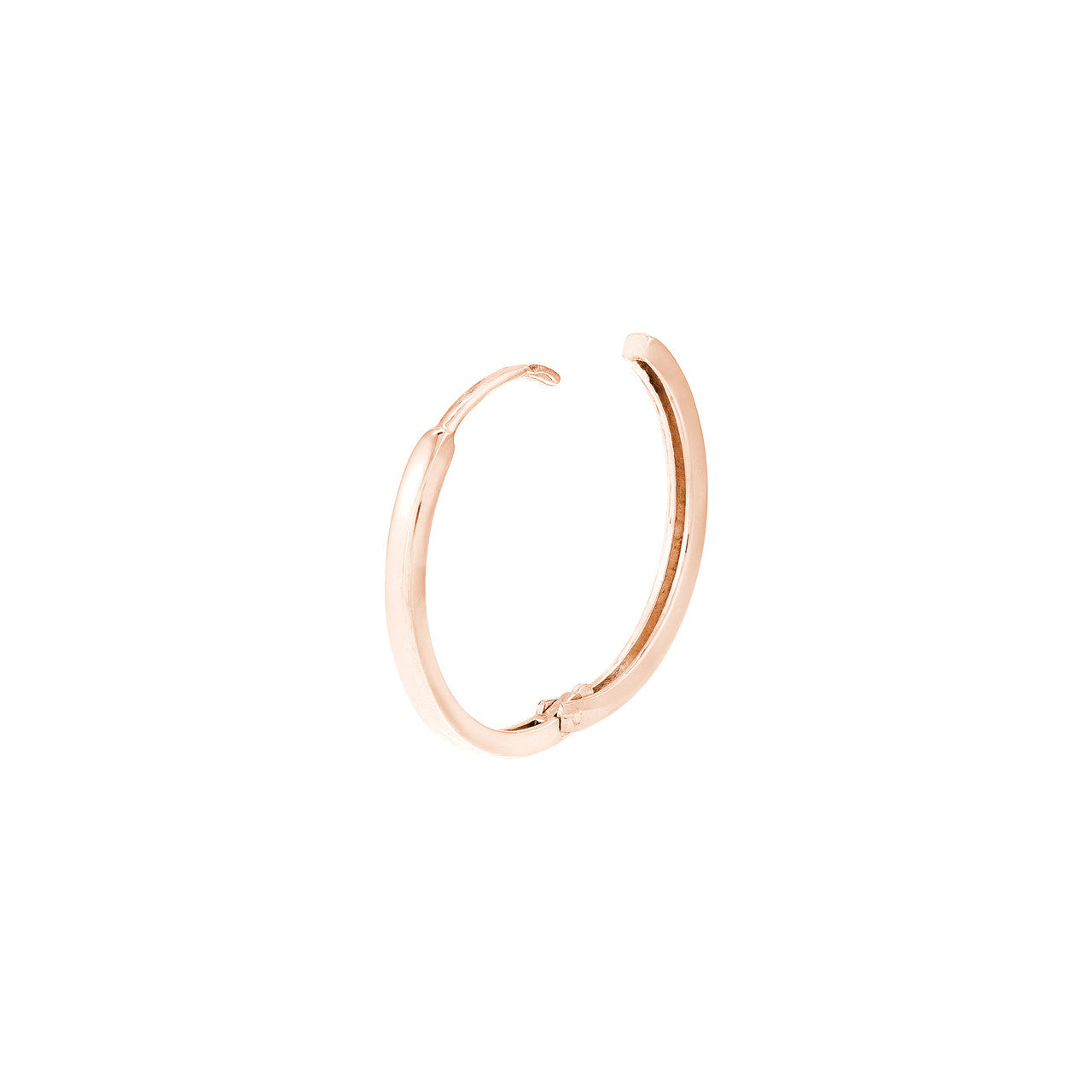 Square Tube Huggie Hoop Earrings