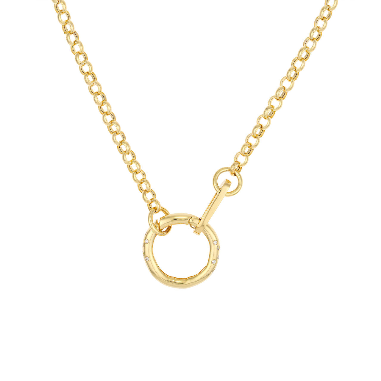 Square Wire Small Designer Push Clasp 1