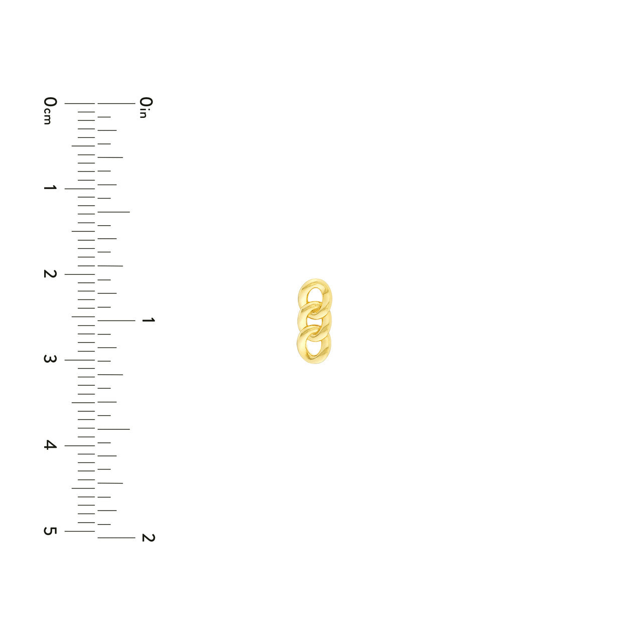 Triple Link Earrings