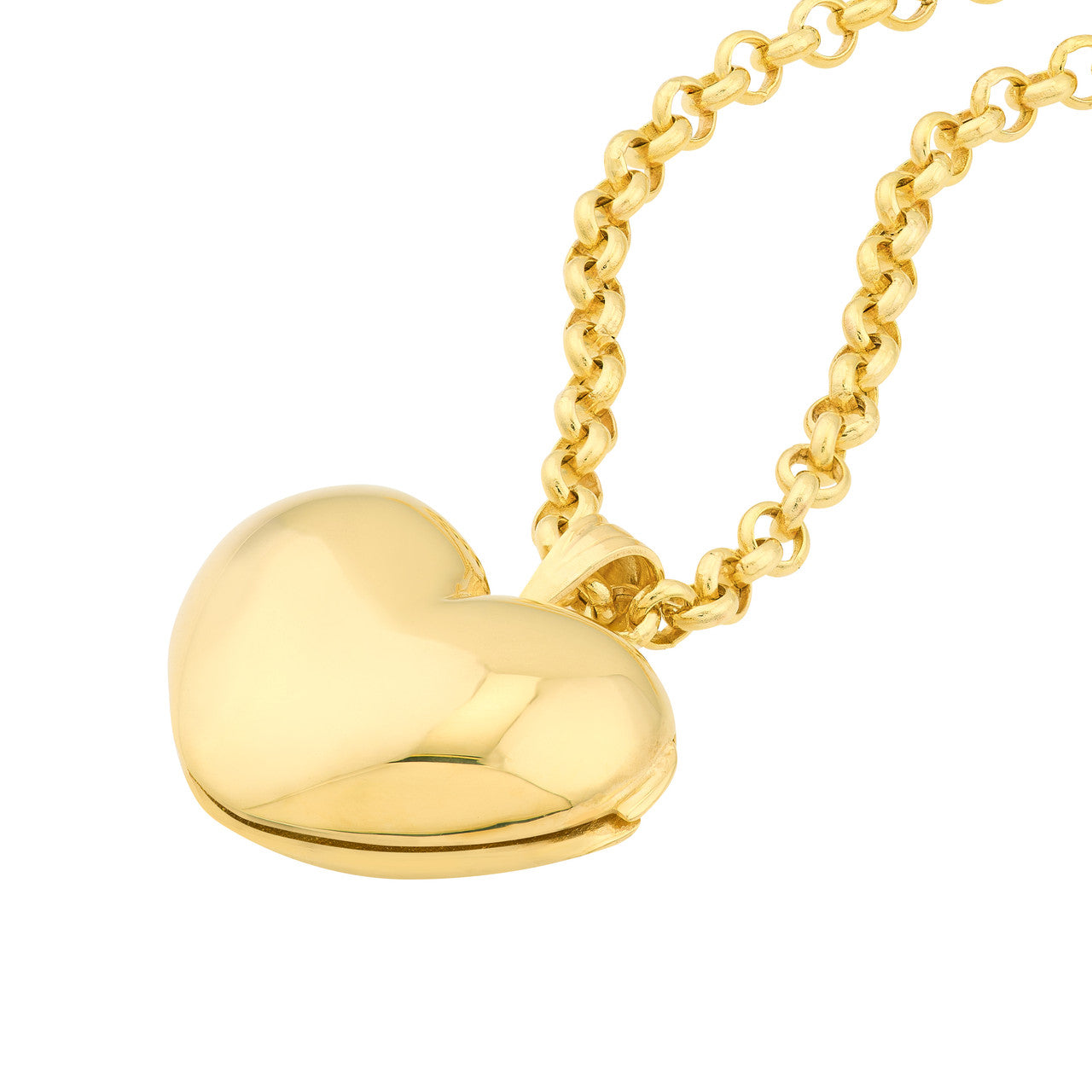 Simple heart locket by My Store, featuring a polished silver finish with intricate detailing and a classic design.