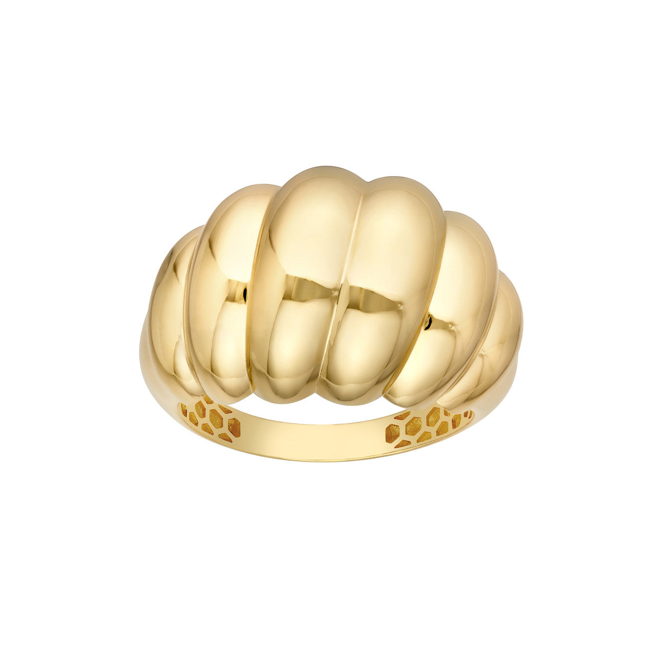 Honey Twist Dome Ring