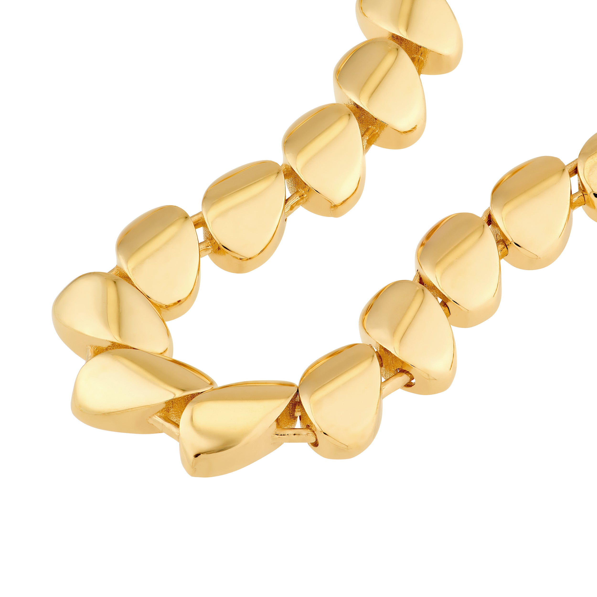 Diagonal Oval Link Bracelet