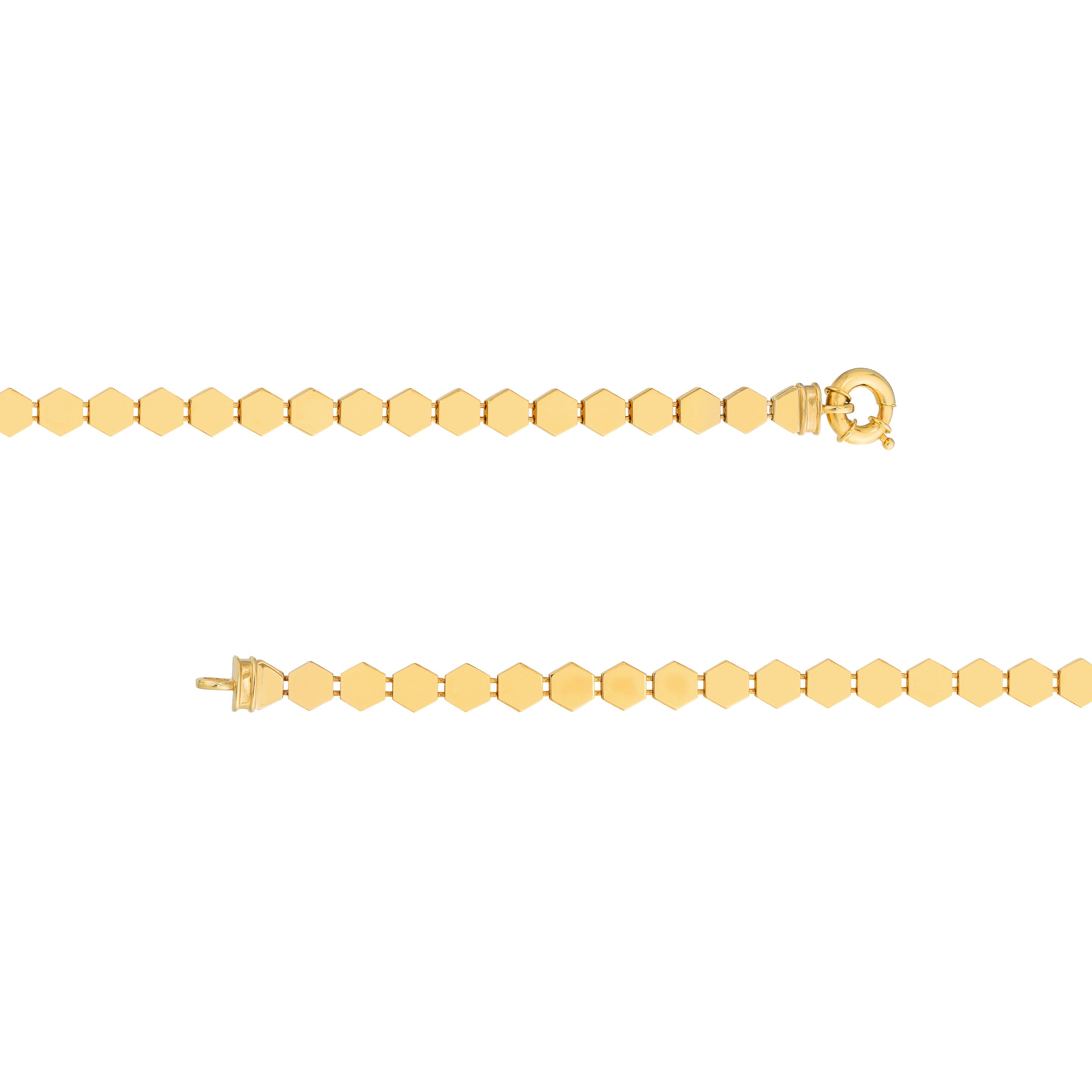 HoneyComb Flat Link Bracelet