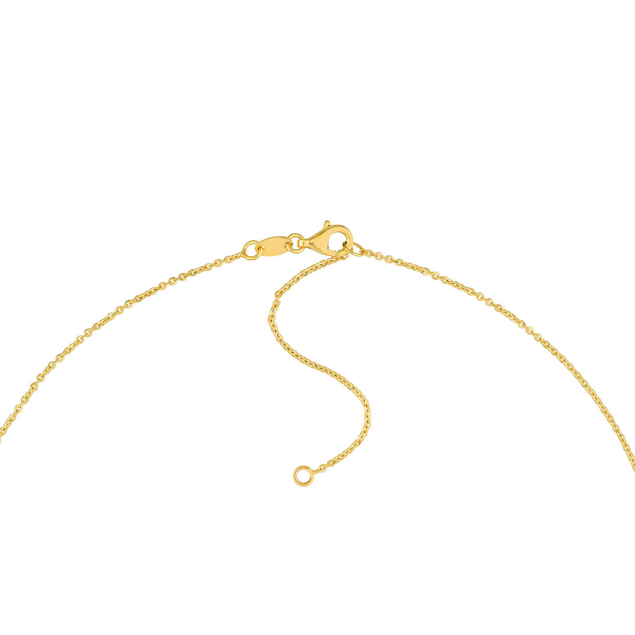Knot pendant necklace by VIA Jewelers, featuring a delicate intertwined design in polished metal.