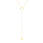 Hawley St,Circle and Sm Disk Lariat Neck