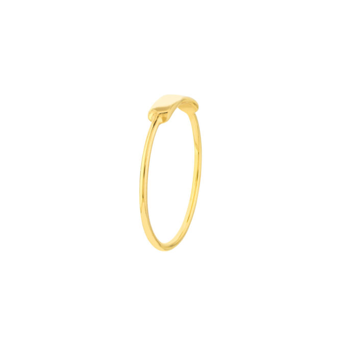 Small ID Ring - 6, Yellow