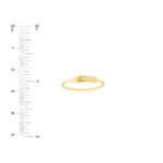 Small ID Ring - 7, Yellow