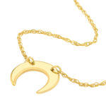 Mini Crescent Moon Necklace 2