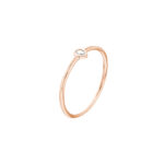 Pear Diamond Bezel Ring
