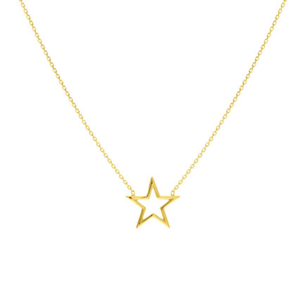 Open Wire Star Necklace 10