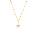Diamond Star and Moon Dual-Wear Necklace 2