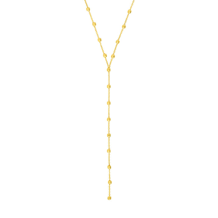 Beaded Lariat Adjustable Necklace