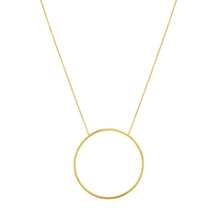 Extra Large Circle Adjustable Necklace