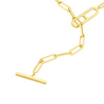 Paper Clip Toggle Necklace 2