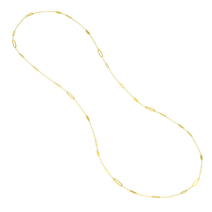 Long Paper Clip Necklace 4