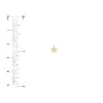 1/10ct Diamond Star Stud size guide