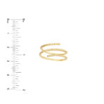 Thin Texture Wrap Ring - 8
