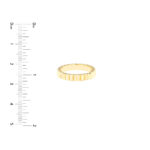 Fluted Band Ring size guide