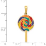 Enameled Lollipop 3D Pendant 8