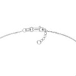 Cursive Love Adjustable Bracelet - white gold 2