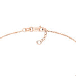 Cursive Love Adjustable Bracelet - rose gold 6