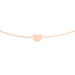 Mini Heart Bolo Bracelet rose gold 9