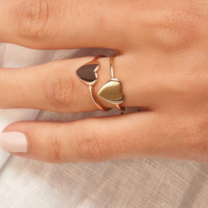 Heart Ring Yellow GOLD 1