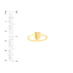 Heart Ring Yellow GOLD 4
