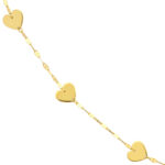 Five Heart Stations Necklace 2