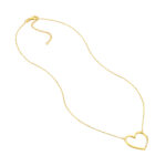 Diamond Row Open Heart Necklace 3