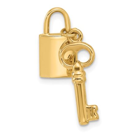 Lock and Key Pendant