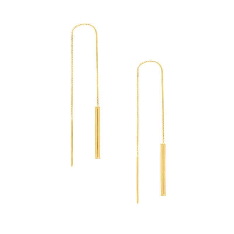 slide earring minimal - Via Jewelry