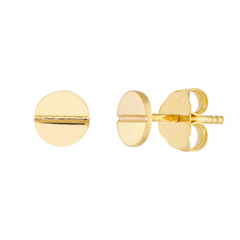 Gold Stud Earring