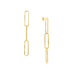 Gold Links Earrings