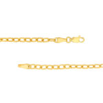 Gold locks Chain Necklace