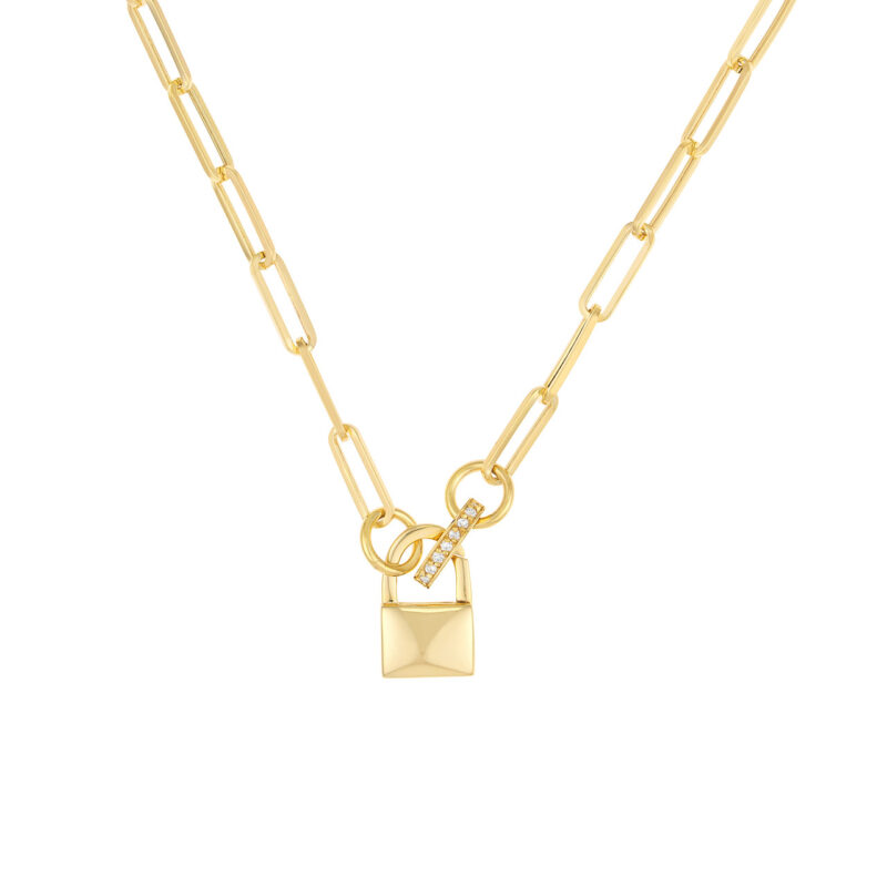 14K Yellow Gold Lock