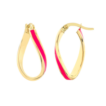 Oval Hoop Earrings