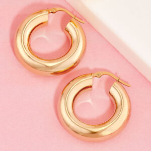 gold hoops earring