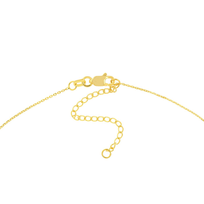 LOVE lariat gold necklace