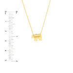 mama bear gold necklace