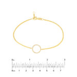 Diamond Circle gold Bracelet