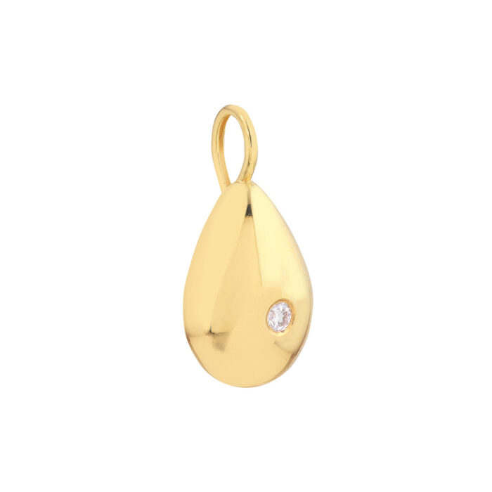 Diamond Pear Pendant